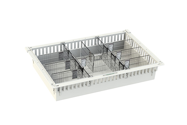 Modular tray system in ISO format
