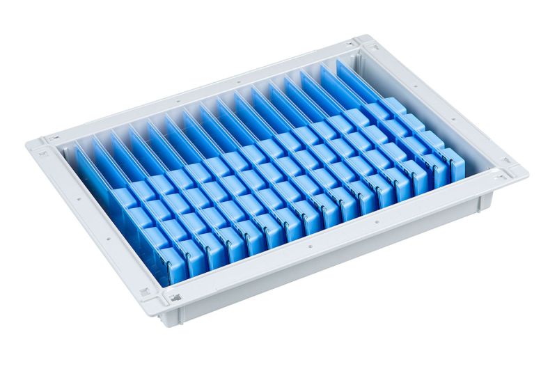 ISO dispensing tray 14 for dispensers, for 16 individuals