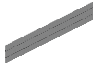Aluminium rail