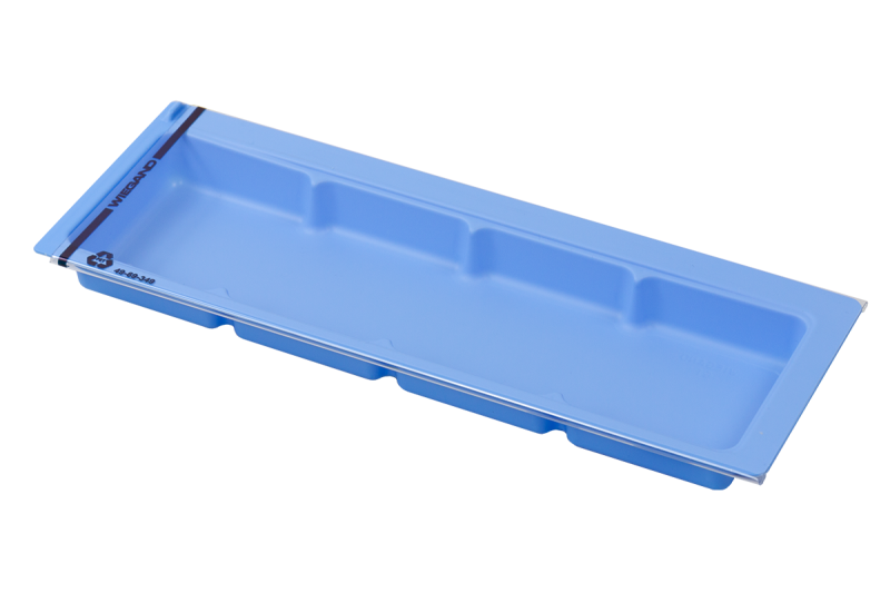 Daily dispenser W61 blue, incl. sliding lid