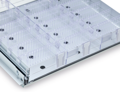 AluCool drawer with transparent front