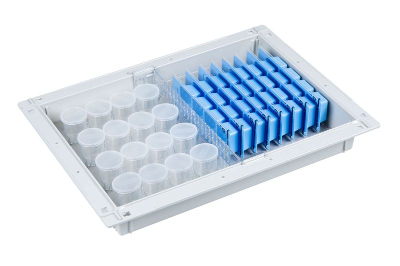 ISO dispensing tray 7 for 8 individuals