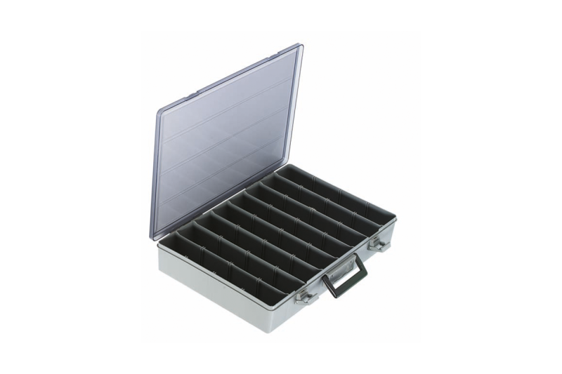 Medication case large, with 24 removable dividers